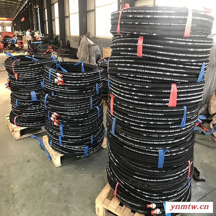 矿用钢丝编织橡胶软管高压胶管高压油管煤矿液压支架胶管MT98图2