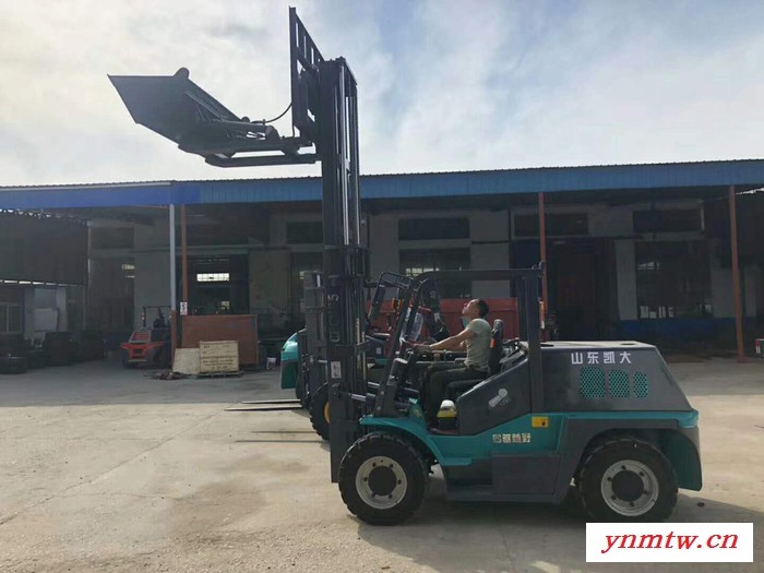 1凯大 四驱叉车 3.5吨越野叉车 仓储叉车 铰接式越野叉车 普通叉车 装载机图1