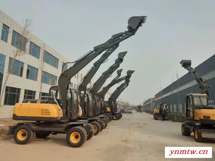 全新85式轮式挖掘机 工程用挖掘机 小型挖掘机厂家 挖掘机图1