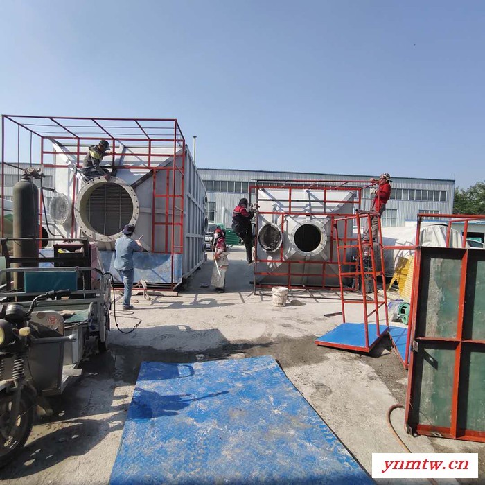 河北中富 小型燃煤锅炉用玻璃钢锅炉脱硫除尘器湿式喷淋水膜黑烟废气净化塔 活性炭吸附塔  除尘器厂家供应图6