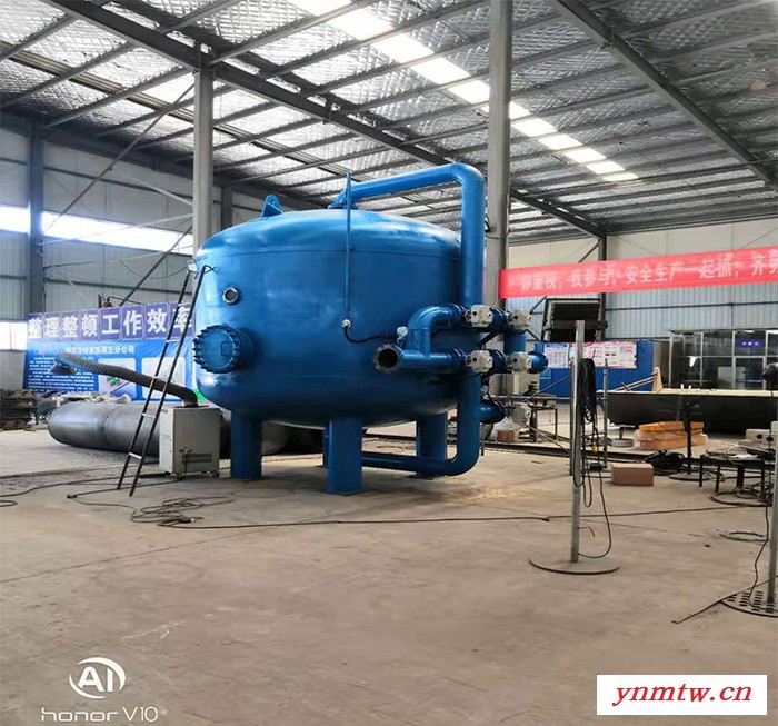 艾特环保多介质过滤器 无烟煤活性炭 锰砂过滤器手动全自动反冲洗过滤器图2
