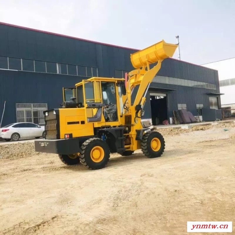 四驱多功能小型装载机 工程柴油铲车 建筑工地推土机