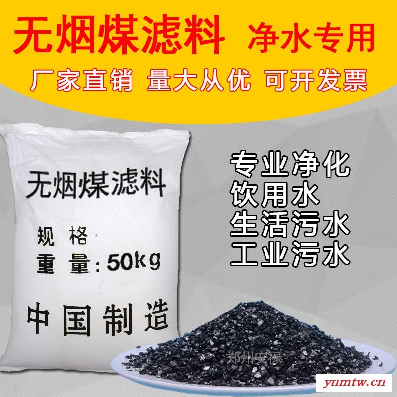 池州 无烟煤 无烟煤滤料  郑州安禄 水过滤 全国可发货 水处理用