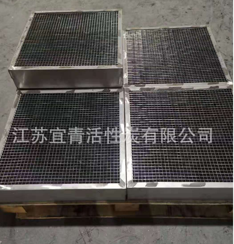 蜂窝活性炭304不锈钢除味活性炭吸附箱废气处理设备活性炭环保箱图2