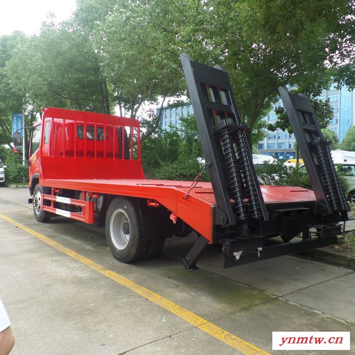 2021新款挖机拖车型挖掘机牵引平板车挖掘机拖车价格图4