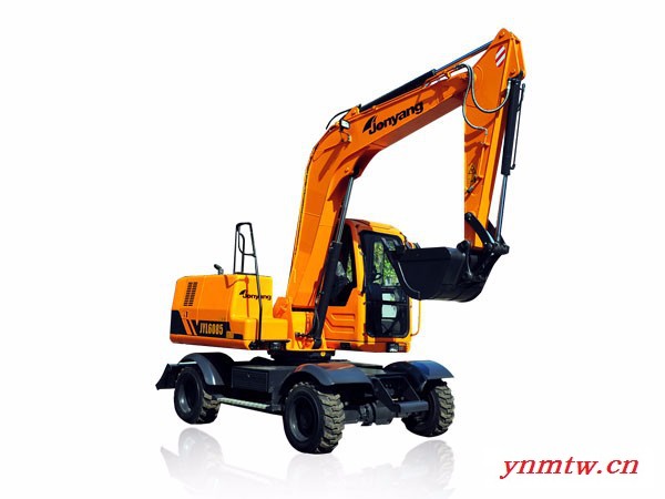 詹阳重工JYL6085 轮胎式液压挖掘机 中型挖掘机 轮式挖掘机图1