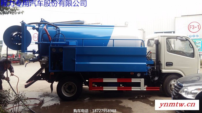 高压清洗吸污车    多利卡车型图4