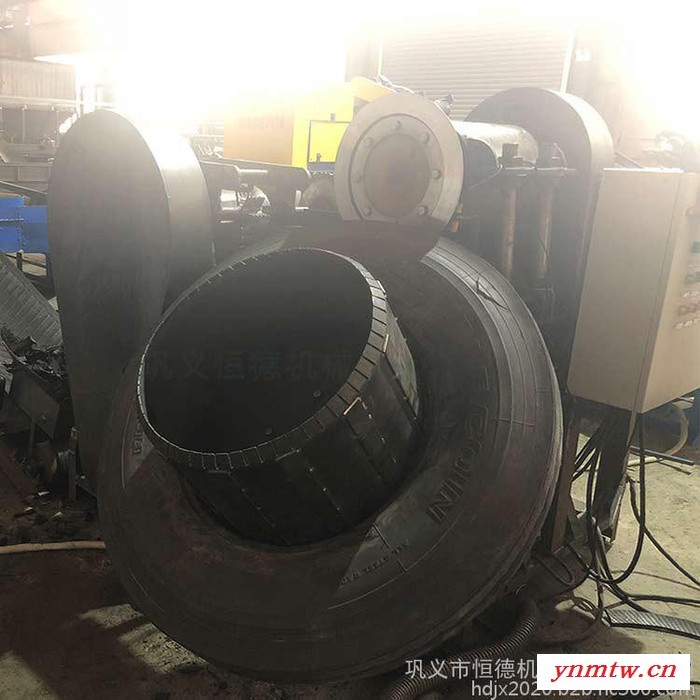 汽车轮胎加工粉碎机 卡车废轮胎粉碎机 货车轮胎口圈粉碎机  汽车轮胎加工粉碎机图3