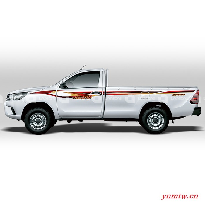 HILUX皮卡车贴 出口VIGO坦途陆巡汽车拉花海拉克斯车身彩条图5