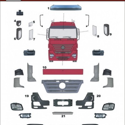 HN奔驰卡车、泵车配件 奔驰卡车配件