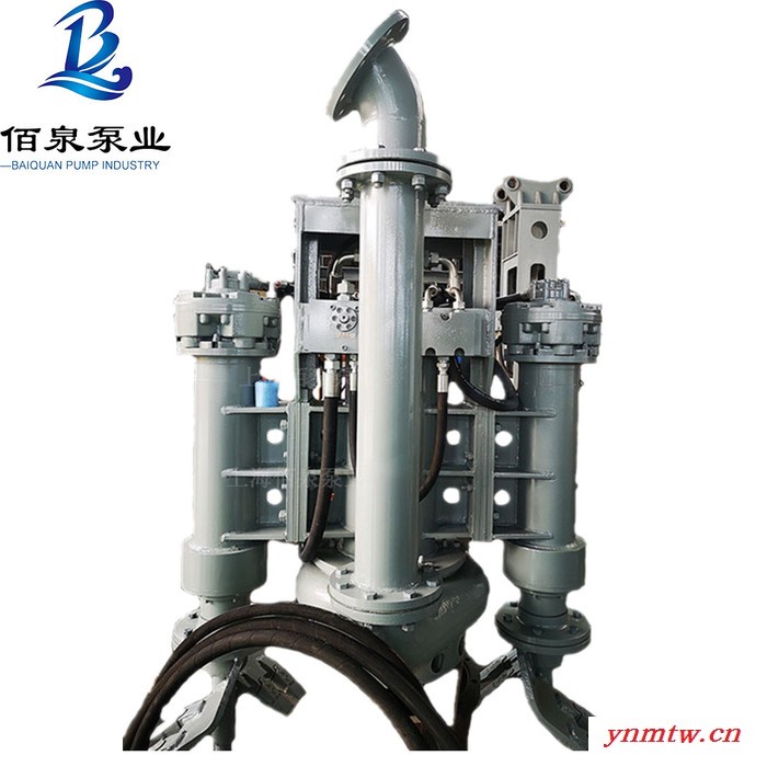 上海佰泉 装载挖掘机上用的液压抽沙机-新型清淤泥浆泵-挖掘机吸泥泵图6