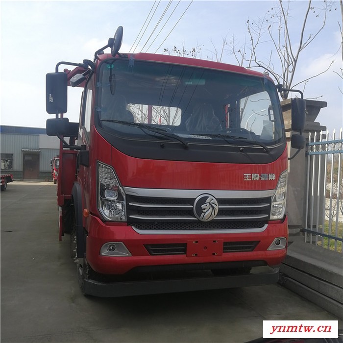 东风景程V6型挖掘机牵引平板车挖掘机拖车价格图4