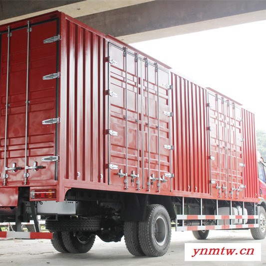 元览卡车青岛解放龙V 160马力6米8厢式载货车  厢式货车载货车报价图5