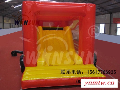 直销威顺wsp-077充气卡车闯关设施，定制儿童充气冲关游乐设施图4