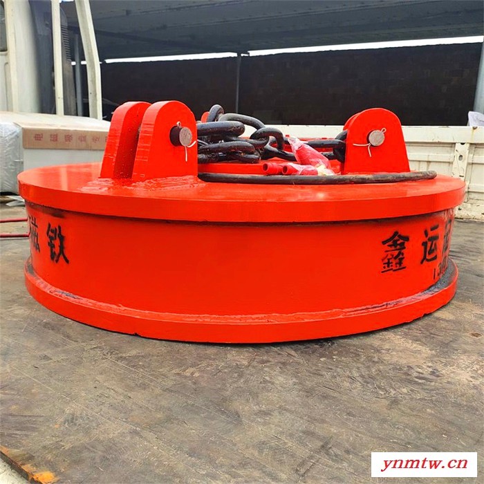 鑫运 mw5-90l挖掘机电磁吸盘发电机 结构合理 挖掘机磁铁吸盘图4