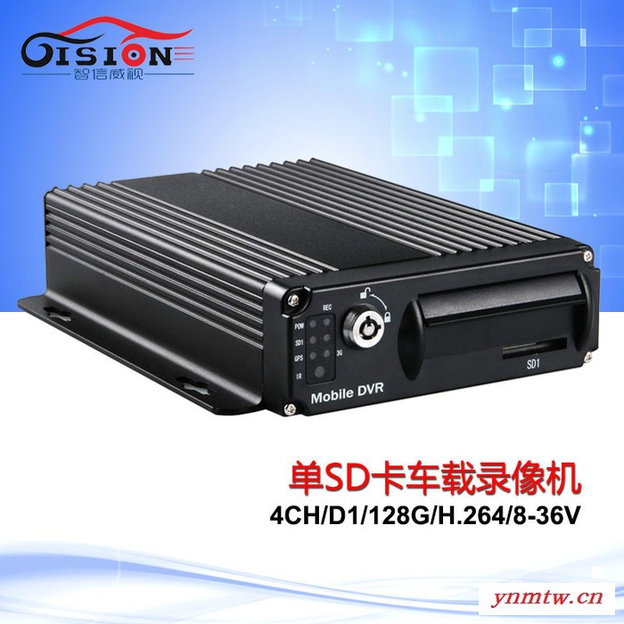 GISION 智信威视GS-8104SD  SD卡车载录像机