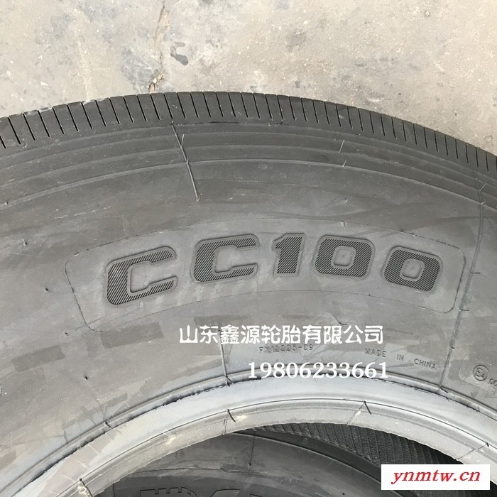 四线花纹卡车轮胎 前四后八货车 12R22.5 威龙品牌 全钢丝图1