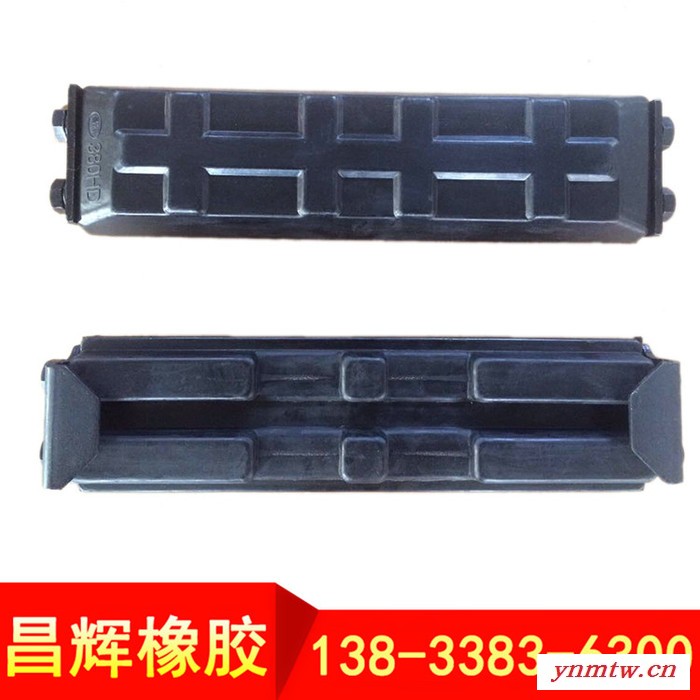 挖掘机橡胶履带 耐磨橡胶履带板 挖机履带橡胶块图2