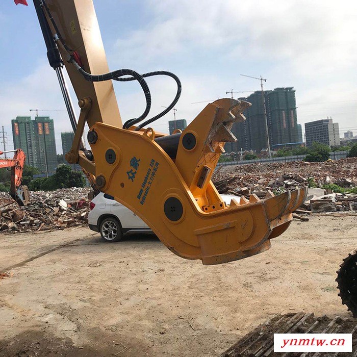 中广郝氏  液压粉碎钳  挖掘机液压钳 钢筋液压钳 拆迁粉碎钳图3