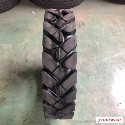 新源挖掘机轮胎7.50-16 人字越野工厂轮胎750-16轮胎