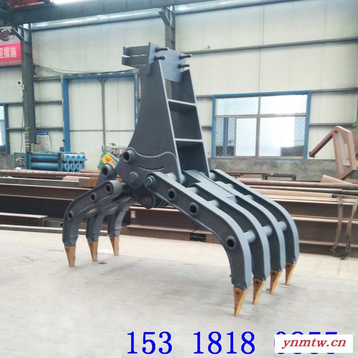 厂家现货 抓铁器 160挖掘机前端废钢抓爪 多功能抓石器图8
