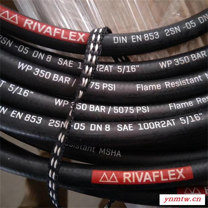RIVAFLEX高压胶管 威瓦利2SN-08胶管 挖掘机大臂液压管路 泵车马达进油胶管图6