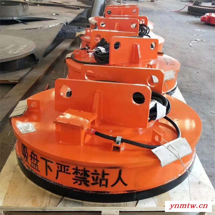 起重机不锈钢电磁吸盘 可定制挖掘机用港口码头圆形电磁吸盘图4