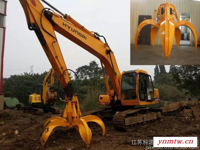挖机改装抓钢机（油电两用）     履带抓钢机      油电两用抓钢机（挖掘机改装）图4