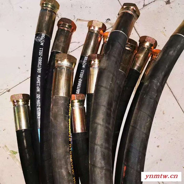 洪坤橡塑  工程机械高压胶管 挖掘机高压胶管 高压输油胶管图2