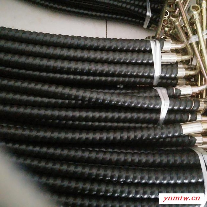 **挖掘机胶管 液压软管厂家 升降机专用胶管农用机械液压油管 高压胶管总成液压管线图2