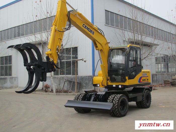 迅猛   抓木机 SD90-9A轮式抓木机  挖掘机价格 小型挖掘机 轮式挖掘机 **挖掘机 挖掘机厂家 价格面议图5