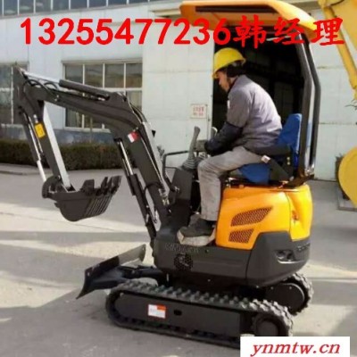 济宁智能厂家大量供应小型挖掘机 微型挖掘机售价 08型挖掘机图片