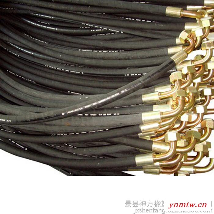 ** 挖掘机专业胶管 液压软管 升降机专用胶管农用机械液压油管 高压胶管总成液压管线图5