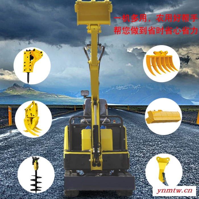 立派 农用小型挖掘机图3