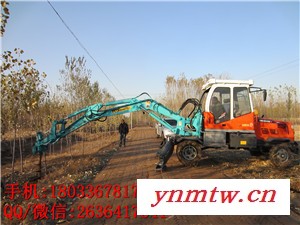 挖掘机挖坑机制造厂 载树挖坑机坡地用 挖掘机式电线杆挖坑机图2