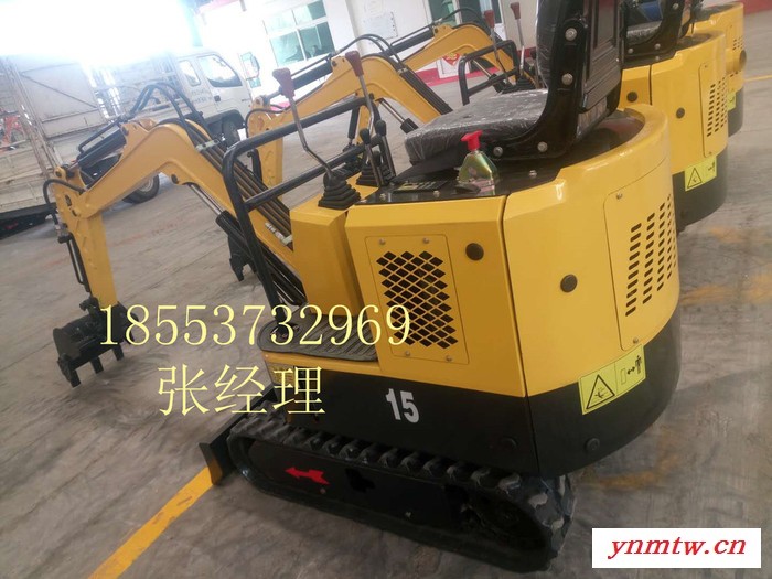 履带式挖掘机供应云南丑橘园林用 小型挖掘机松土机价格低图3