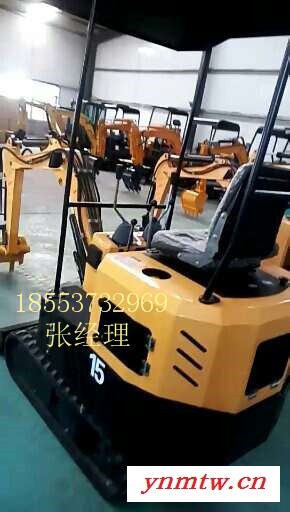 履带式挖掘机供应云南丑橘园林用 小型挖掘机松土机价格低图4