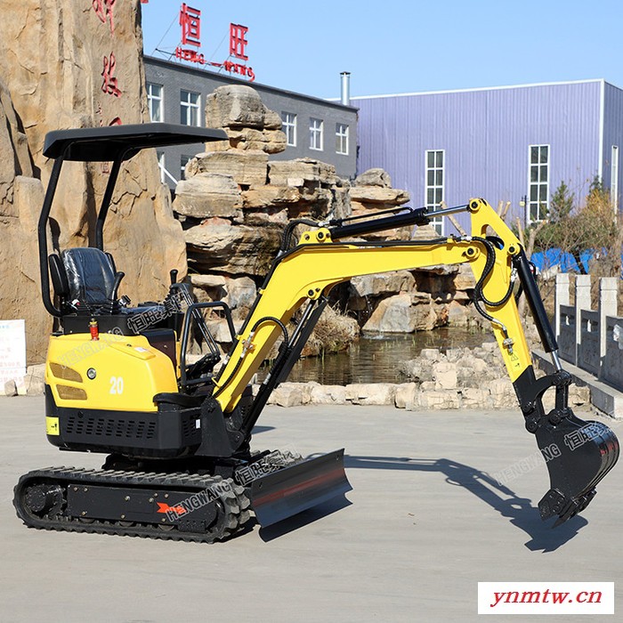 恒旺机械 20小型履带挖掘机  多功能建筑工程小挖机 小挖机报价大全 生产销售图2