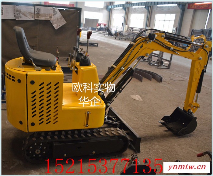 欧科混凝土路面破碎小型挖掘机 农用多功能履带式液压小挖机图1