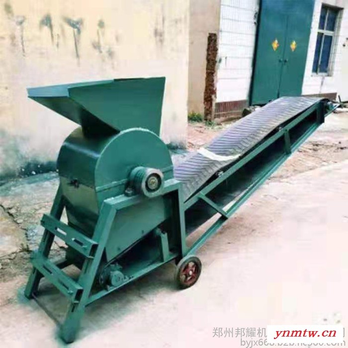 全自动煤炭粉碎机  移动式锤式打砂机  锤式粉碎机 邦耀砖瓦粉碎机图1