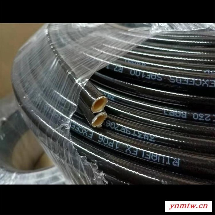 威瓦利SAE100 1P06高压树脂管 压力表测压管 进口铁氟龙管 工业纤维胶管图2