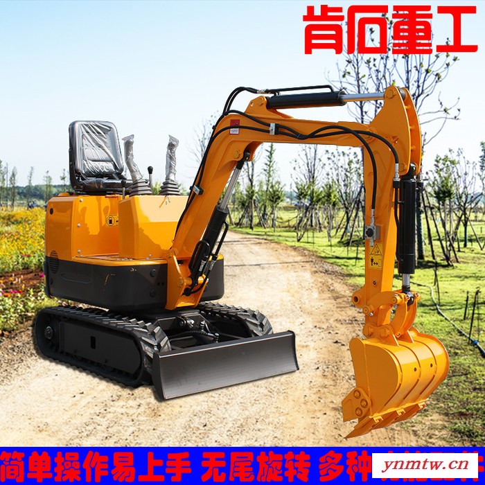 犀牛18小型挖机 路面修整 小挖掘机 排水沟管道清理 小型勾机图8