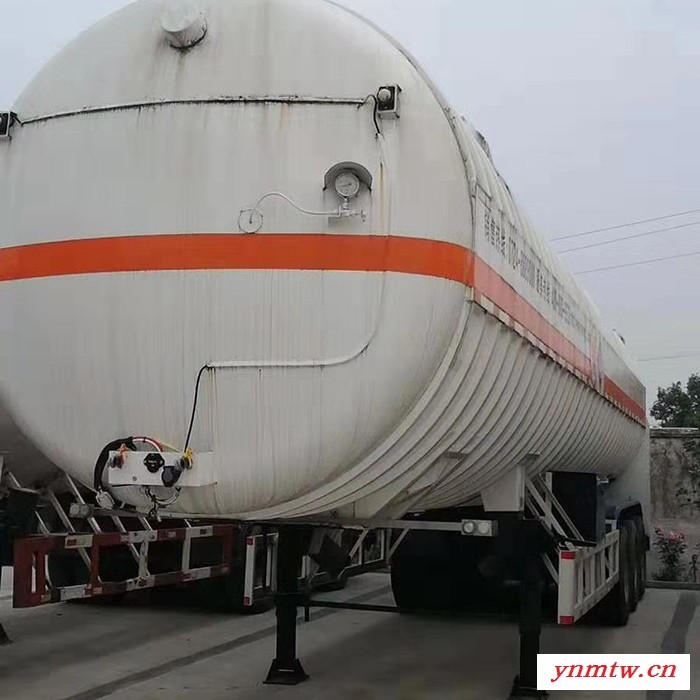 卡车帮  天然气半挂车 LNG运输半挂车 半挂车 电话议价图1