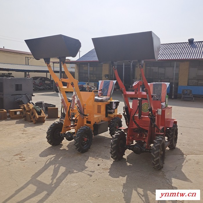 冠发小型四驱铲车 装载机 养殖场四驱装载机 小型铲车 工地四驱装载机图2