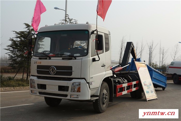 程力威 东风福田车厢可卸式垃圾车 东风145多利卡车厢可卸式垃圾车图6
