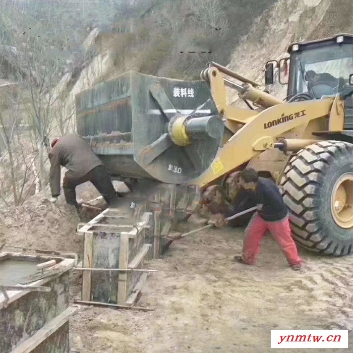 建筑工地使用装载机搅拌斗_铲车带搅拌斗_厂家直供图5