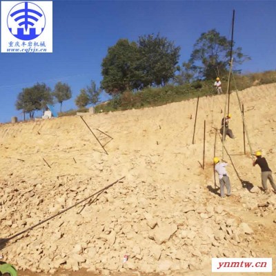 重庆南川卡特325挖掘机改装全液压边坡锚杆钻机   水平定向作业钻机