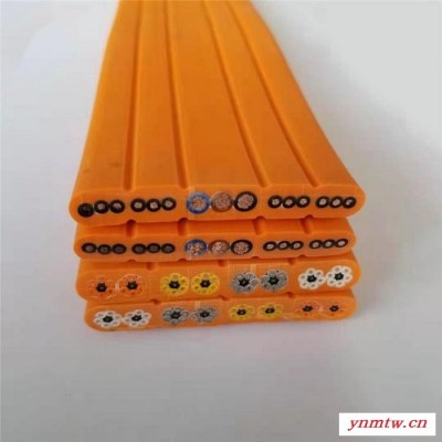 起重机行车扁电缆 YVFB  48C*0.75mm  易初供应 起重机行车电缆 起重机电缆  行车电缆 扁平电缆