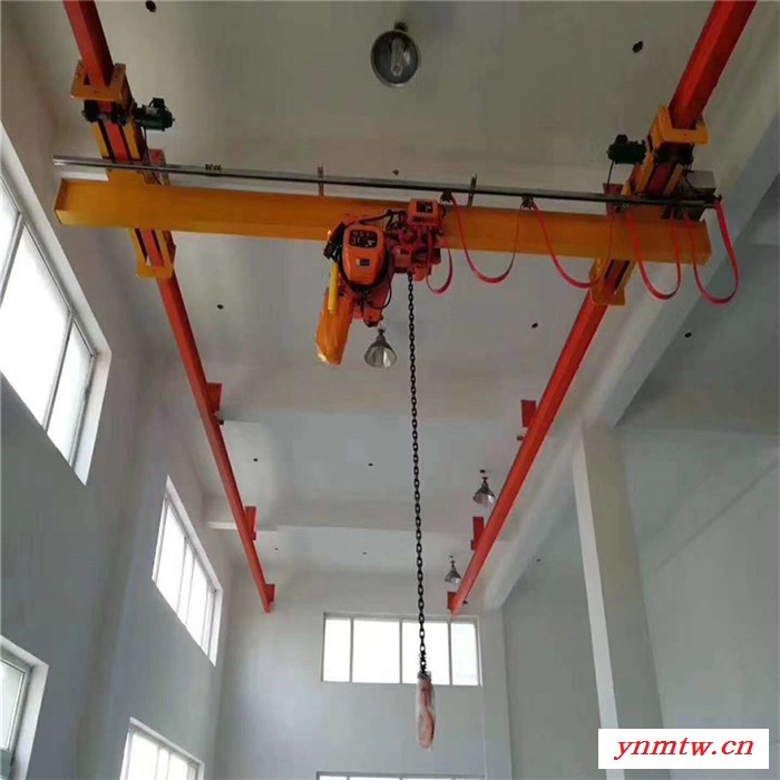 华泽重工机械 单梁门式起重机  小型单梁起重机 环链葫芦起重机图6