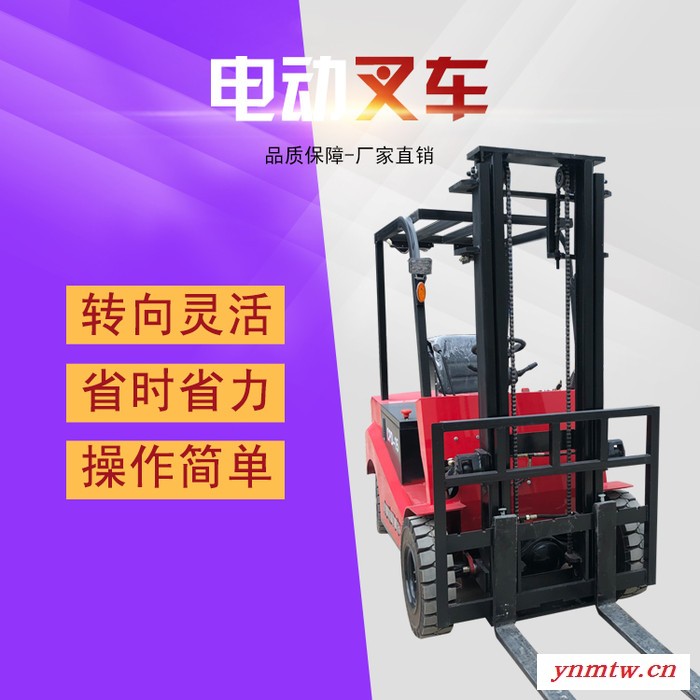 电叉车 电瓶叉车 全电动叉车 小型电动叉车图2